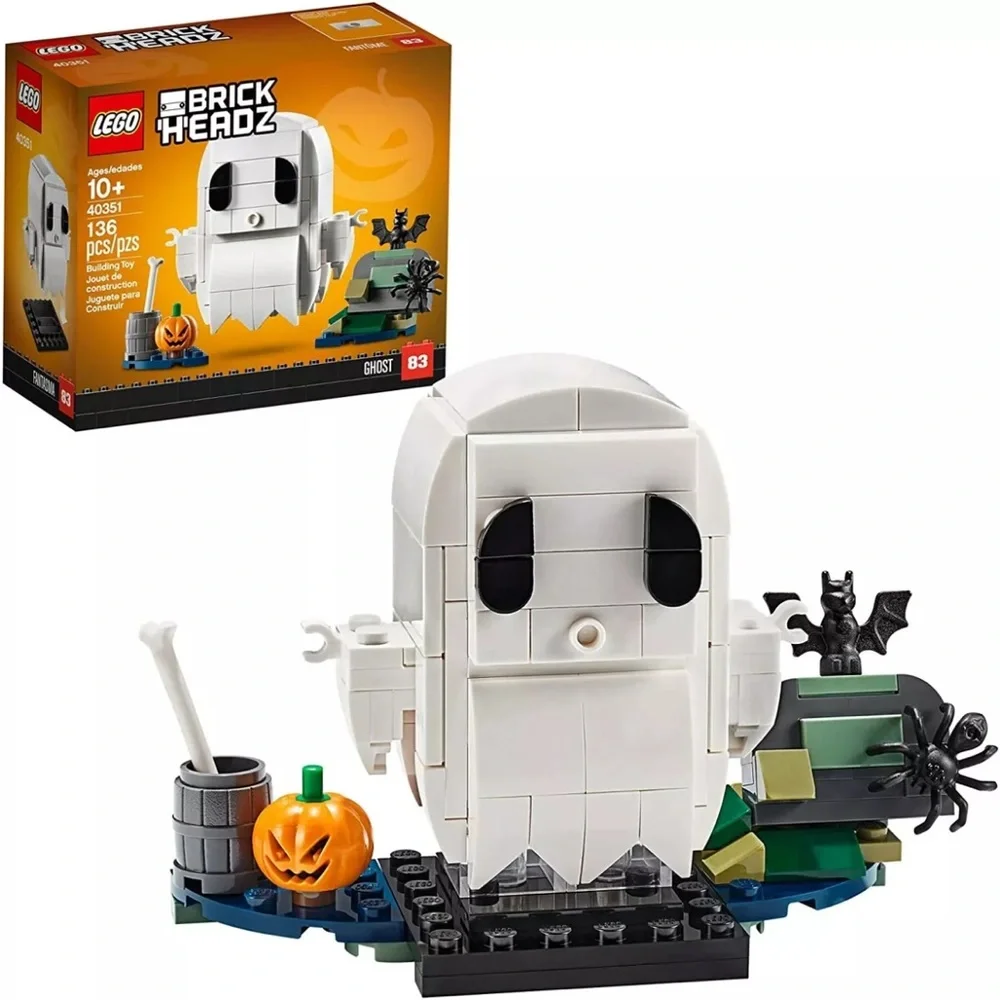 Lego Halloween BrickHeadz Ghost 40351. New in a sealed box. Retired. 136 pieces